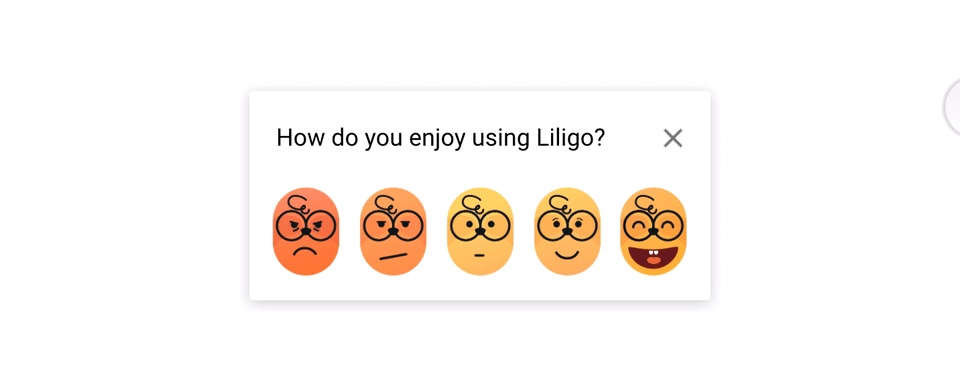App rating request Liligo