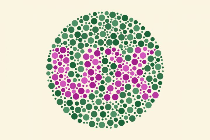 Website accessibility: UX in color blind test