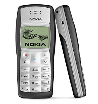 Nokia 1100, an unusable phone for old people due to its terrible button design