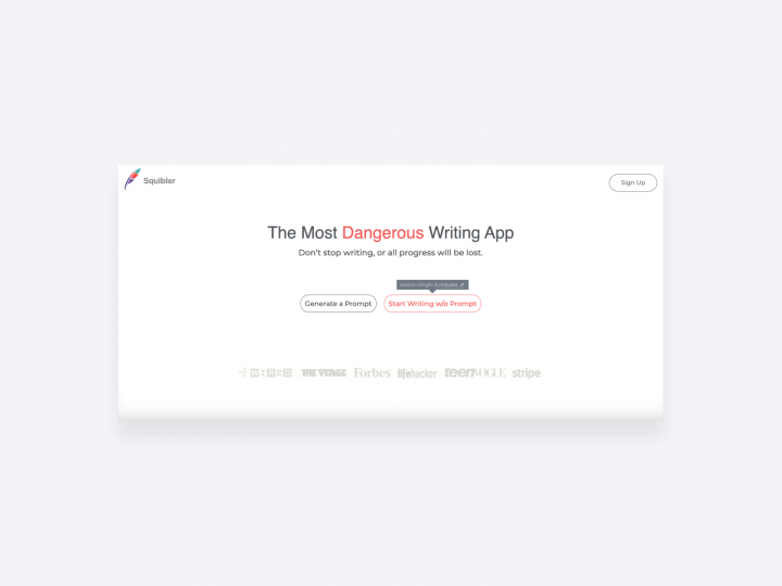 online copywriting tool for writing motivation, the most dangerous writing app