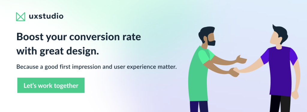 Boost your conversion rate with great ux design