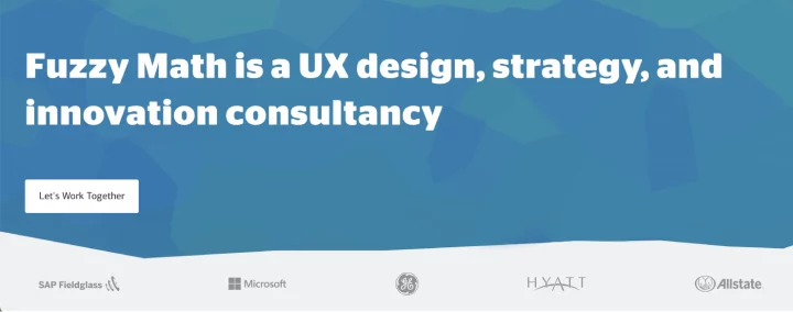 Fuzzy math is a UX product design, strategy, and innovation company.