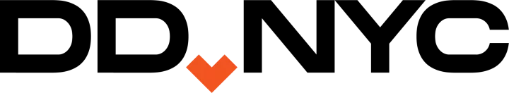Logo of the NY based web design company, DD.NYC