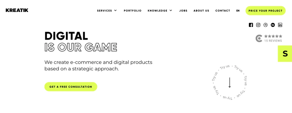 Kreatik is a dynamic digital marketing agency.