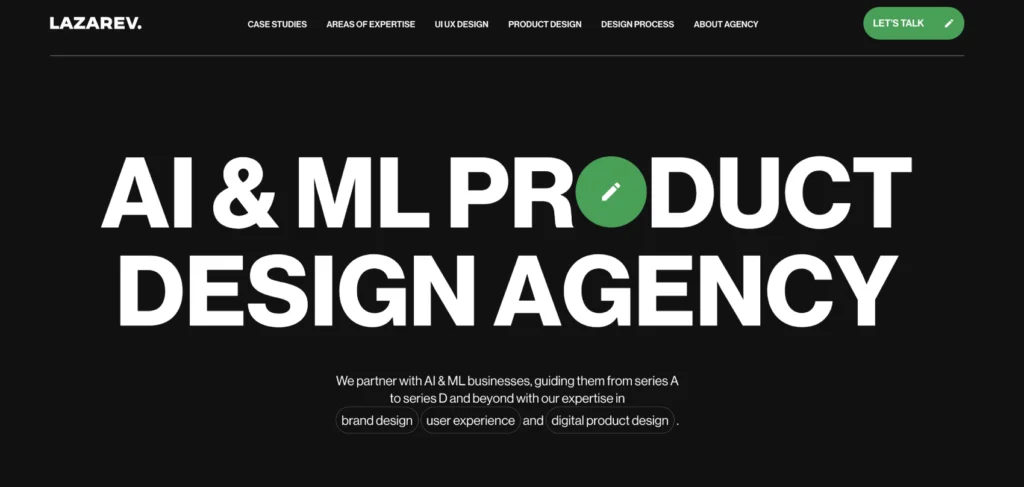 Lazarev is an AI & ML product design agency.
